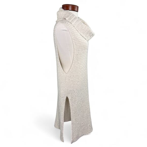 Free People Knit Sweater Tunic Dress S Boho Cozycore Minimalist Fall Layering - Picture 7 of 12